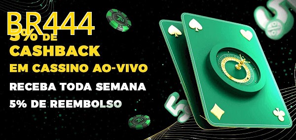 Promoções do cassino ao Vivo BR444